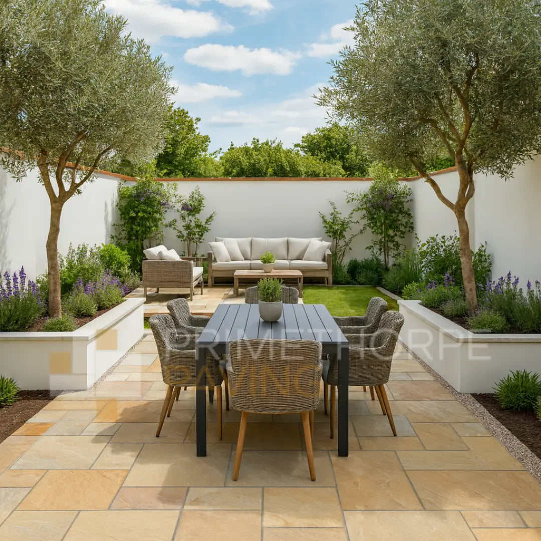 Rippon Buff Indian Sandstone Paving