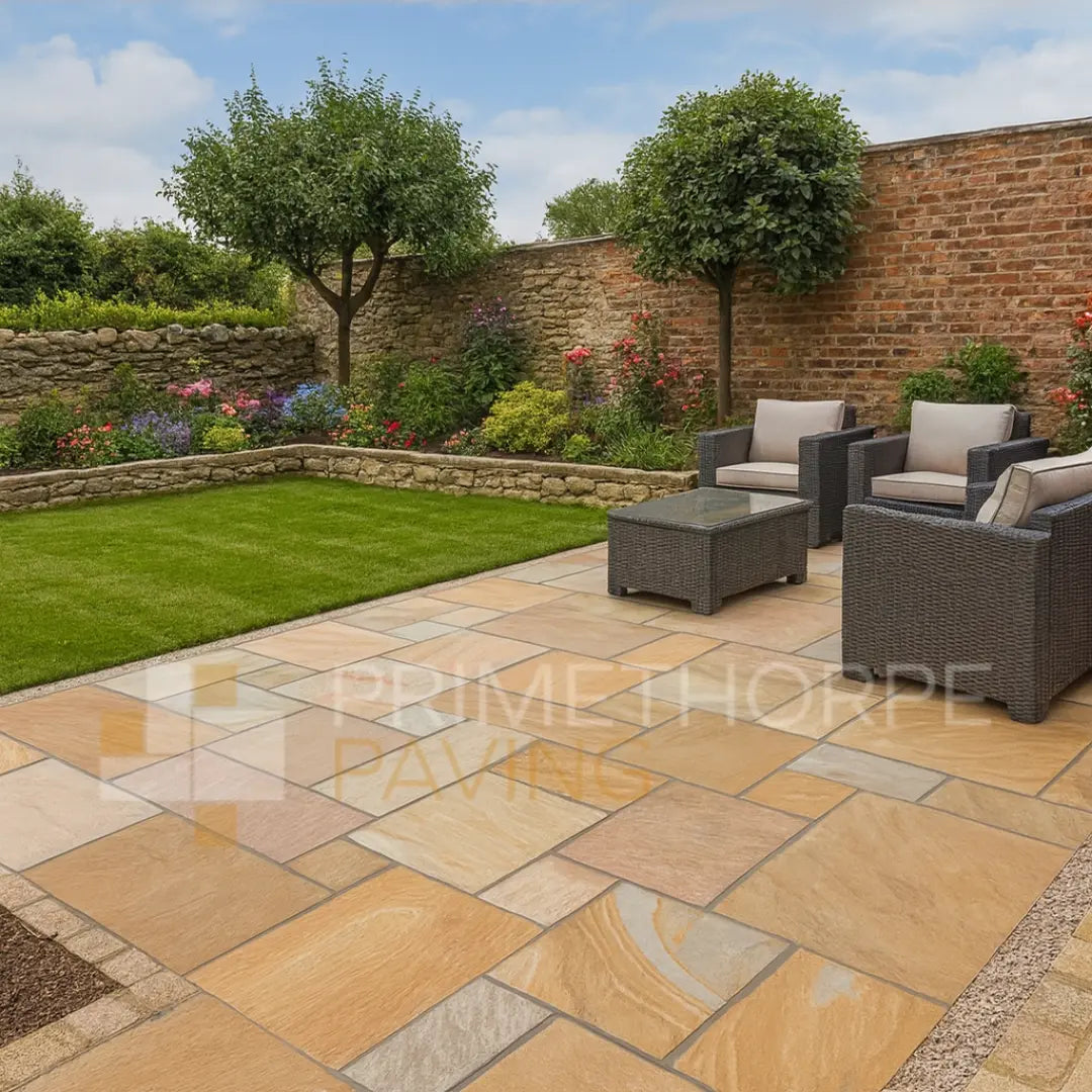 Rippon Buff Indian Sandstone Paving