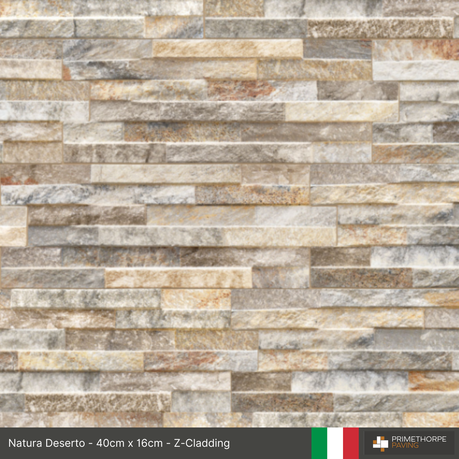 Porcelain Wall Cladding - Natura Split Face Range