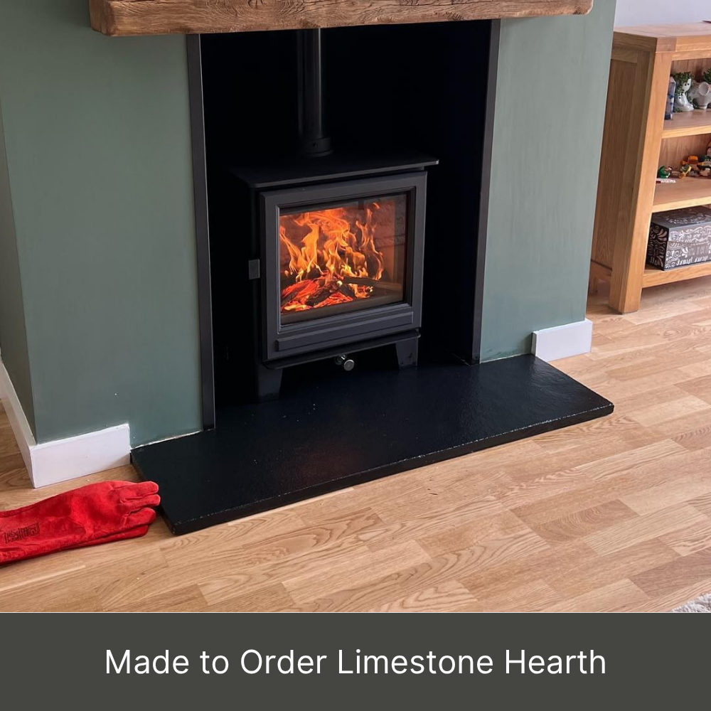 Limestone Fireplace Hearth - Cut to any Shape + Any Size