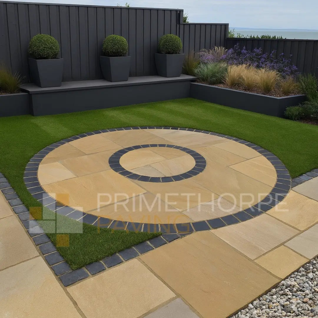 Kota Black Limestone Cobble Setts - 100x100mm