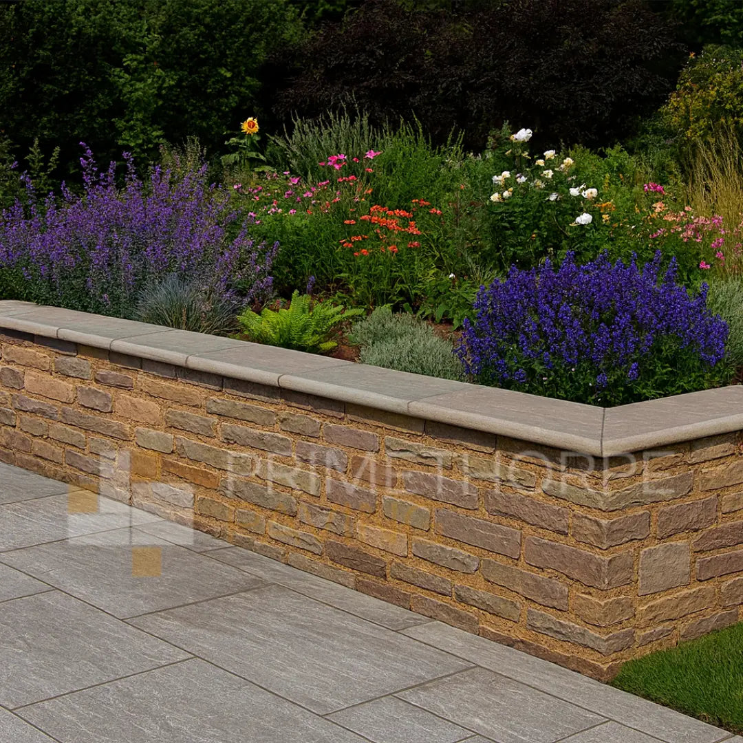 Raj Green Sandstone - Bullnose Coping Stones
