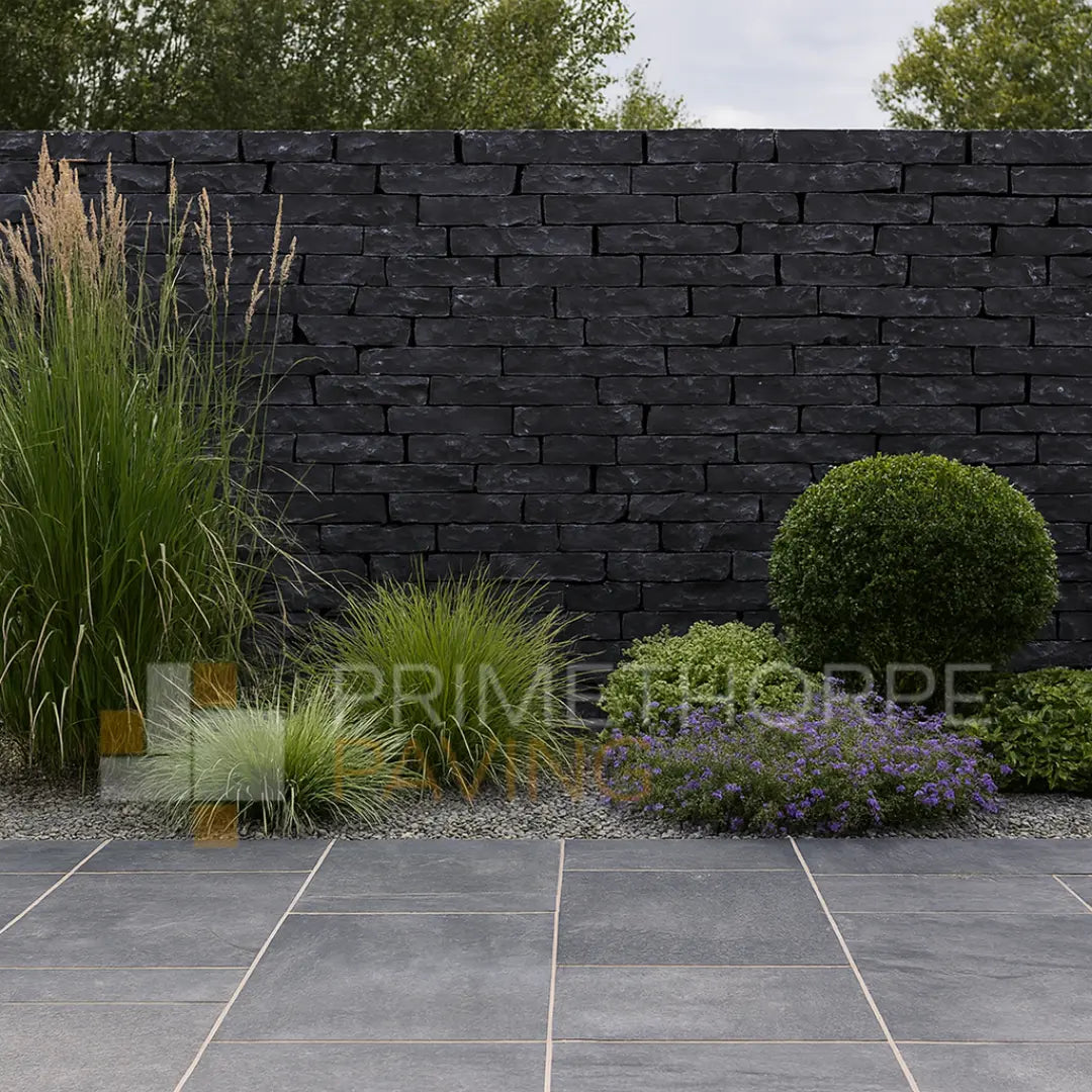 Black Limestone Walling Stone