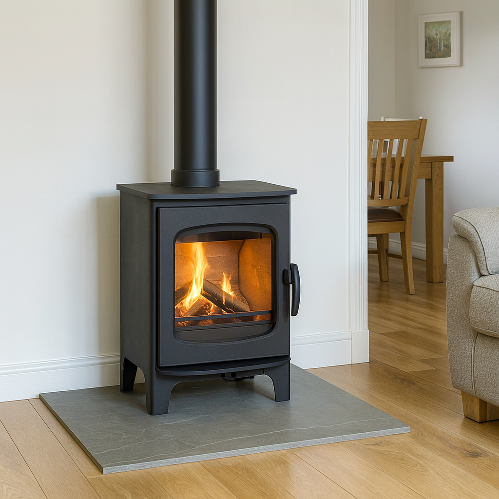 Riven Grey Slate Hearth – Standard Rectangle Cut to Size