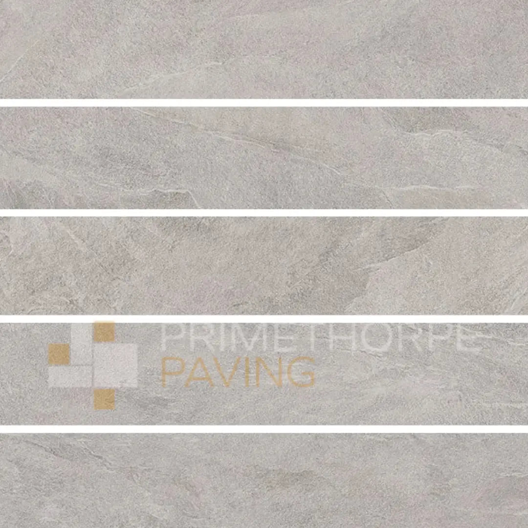 Masso Grey Porcelain Edging Planks - 1000x160mm