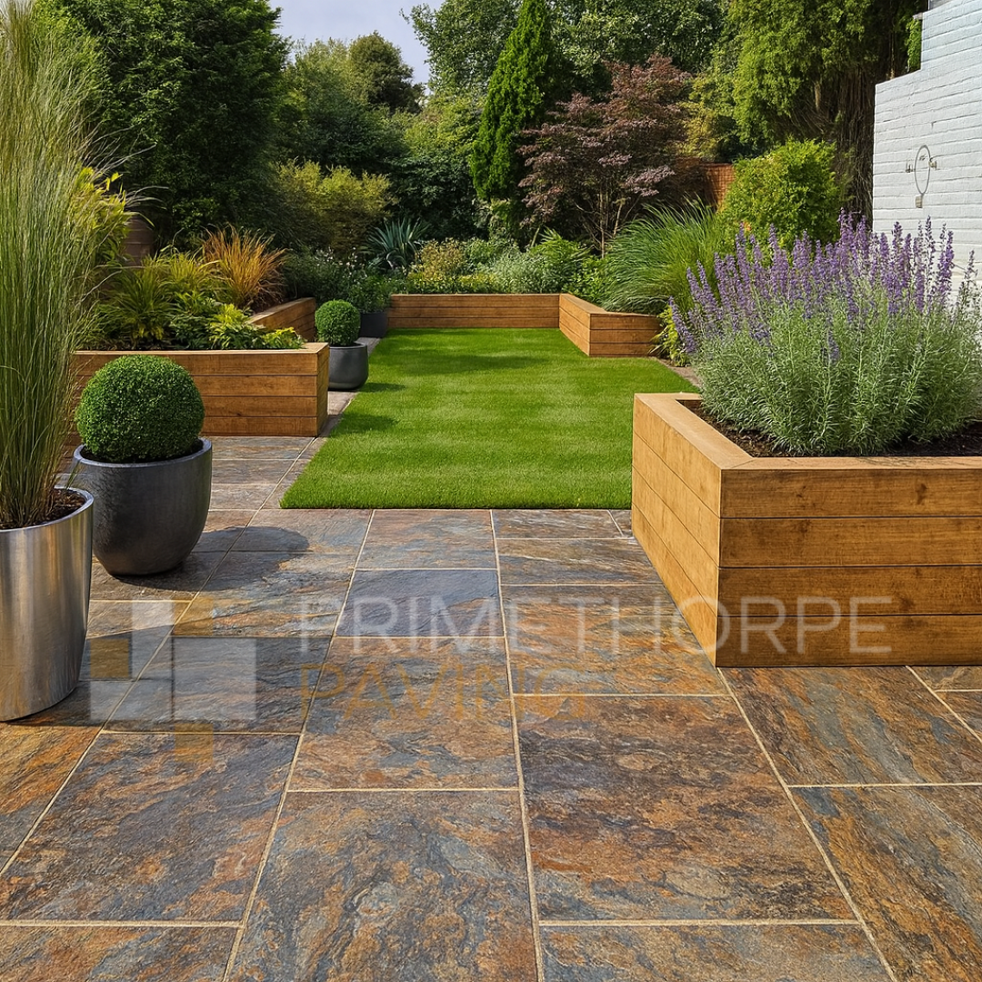 Rustic Vijaya Copper Slate Paving