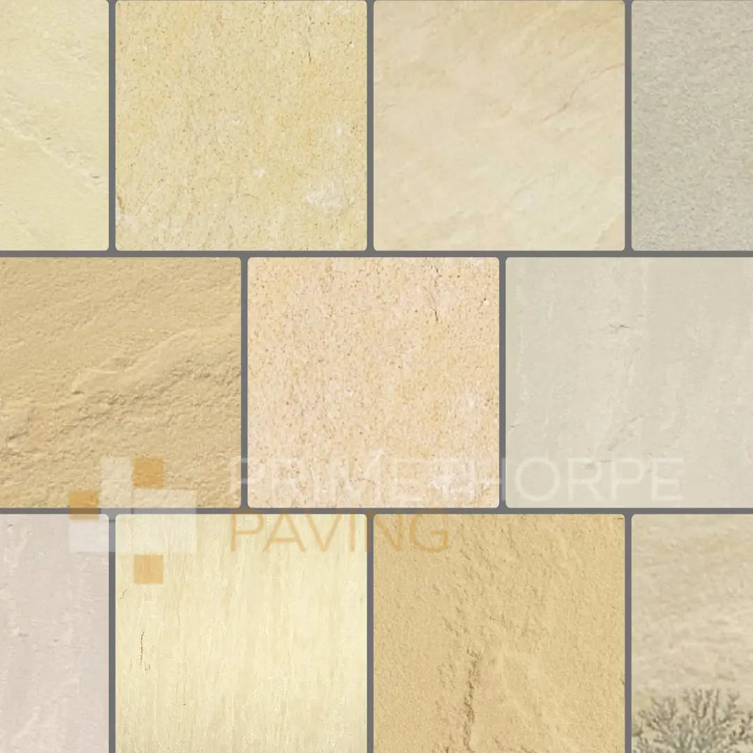 Fossil Mint Sandstone Paving