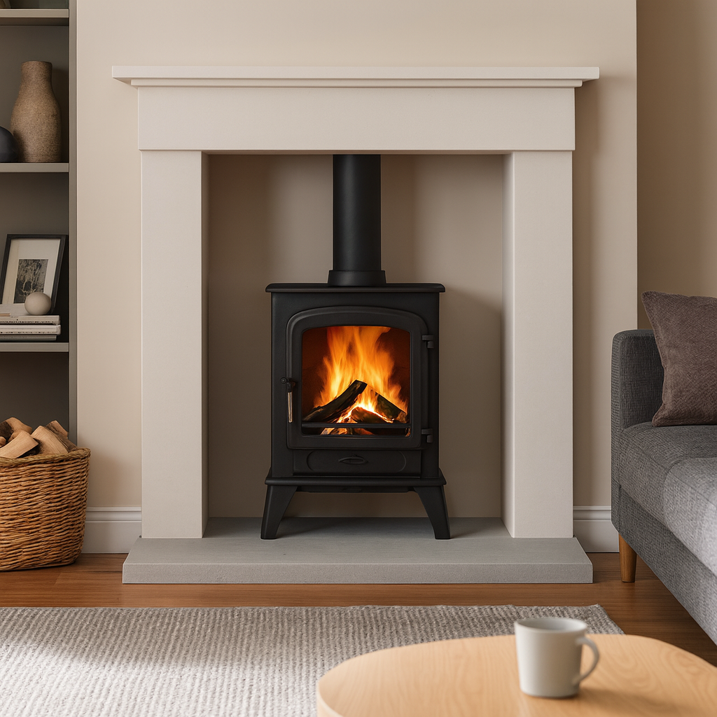 Honed Grey Sandstone Hearth – Standard Rectangle Cut to Size
