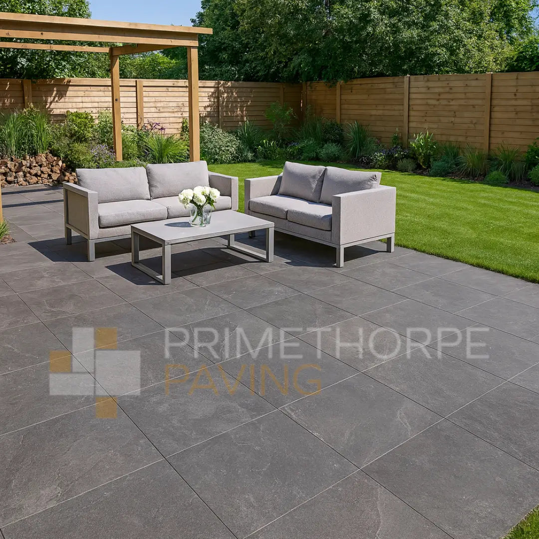 Ardenne Anthracite Porcelain Paving - 800 x 800