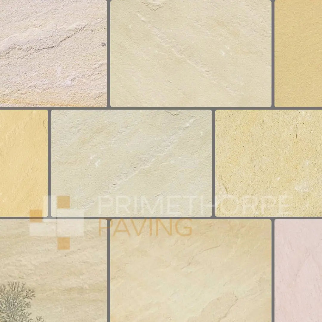 Fossil Mint Sandstone Paving