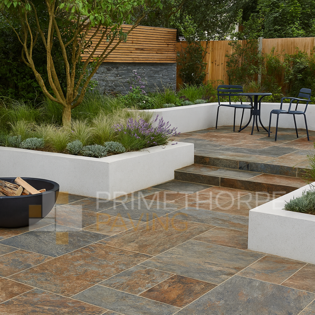 Rustic Vijaya Copper Slate Paving