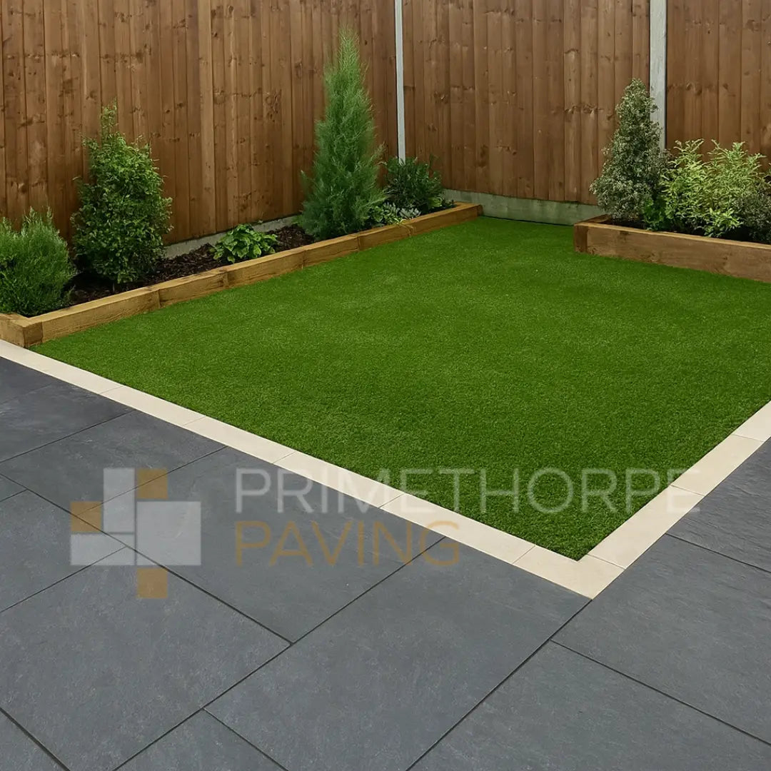 Quartz White Porcelain Cobble Setts – 200x100mm