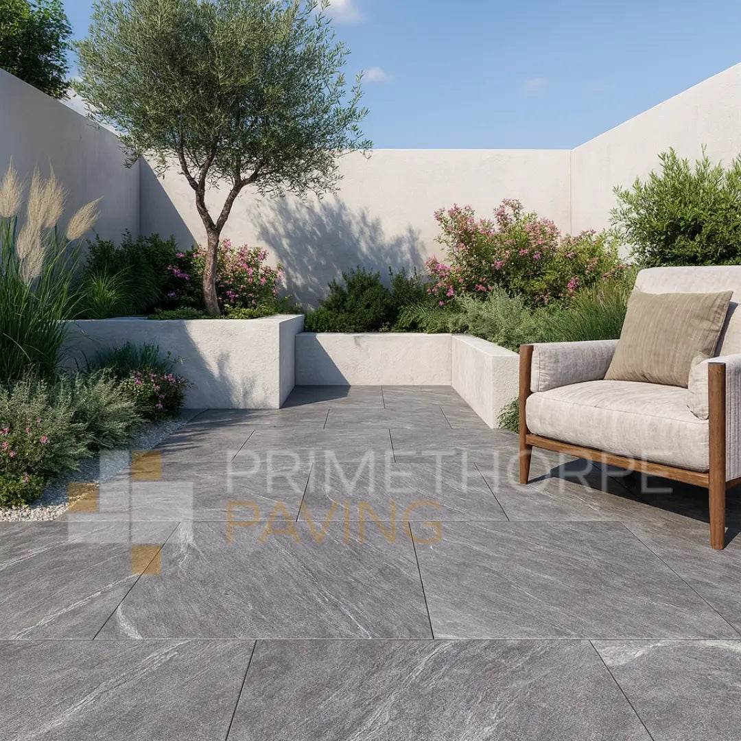 Cardosa Anthracite Porcelain Paving - 900 x 600