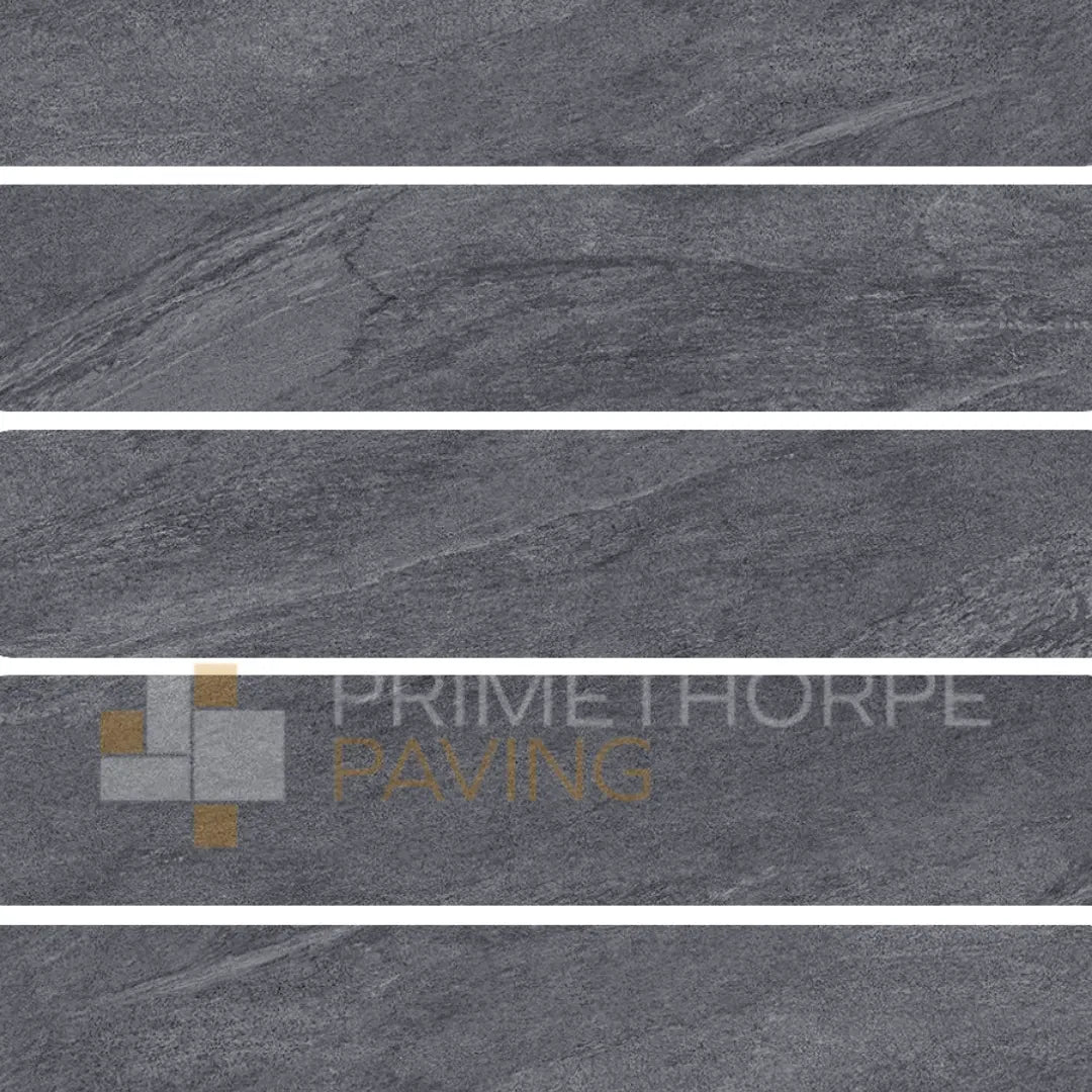 Cathedral Anthracite Porcelain Edging Plank – 900x200mm