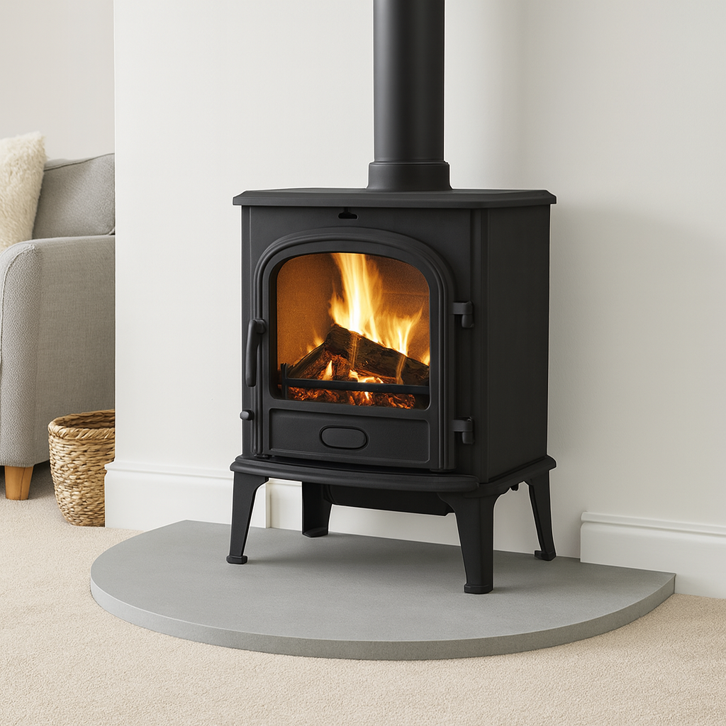 Honed Grey Sandstone Hearth – Standard Rectangle Cut to Size