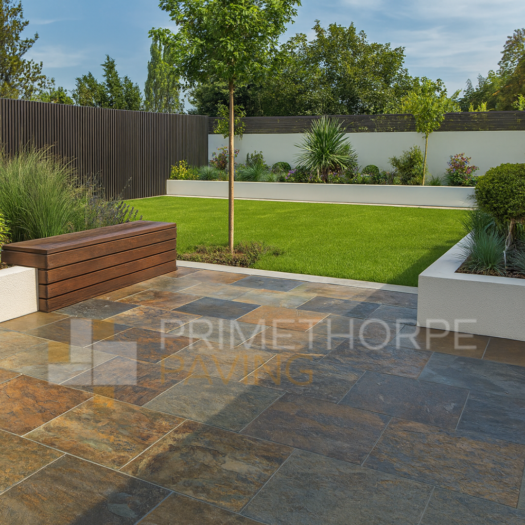 Rustic Vijaya Copper Slate Paving
