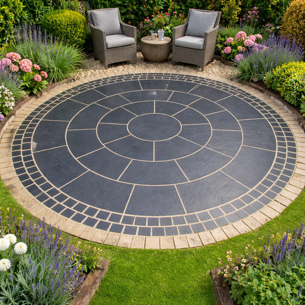 Kota Black Limestone - Circle Kits