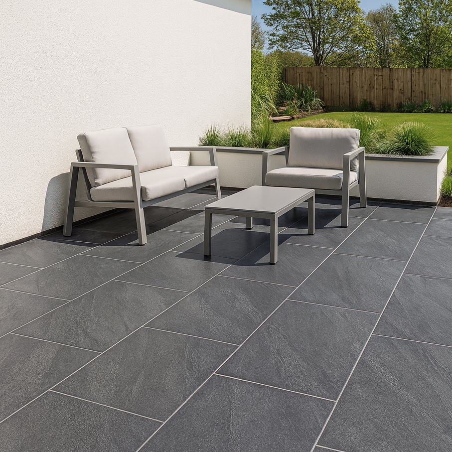 Cathedral Anthracite Porcelain Paving