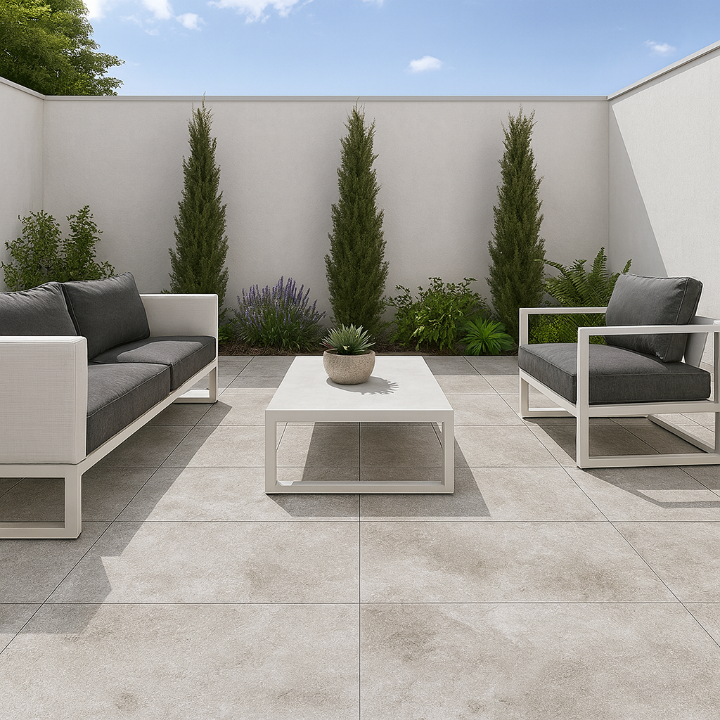 Colosseo Grey Porcelain Paving