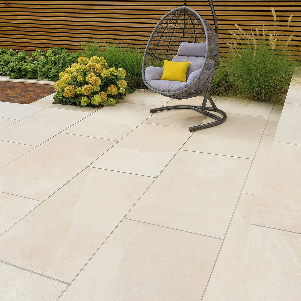 Frame Beige Porcelain Paving