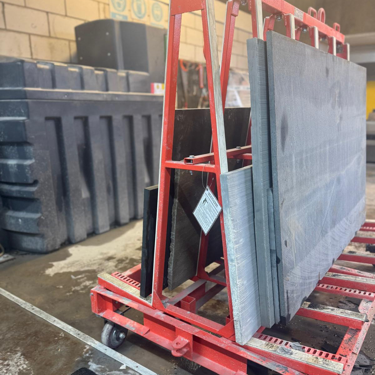 Riven Grey Slate Hearth – Standard Rectangle Cut to Size