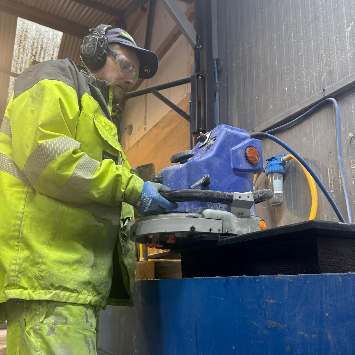 Black Riven Slate Hearth – Cut to Size and Shape