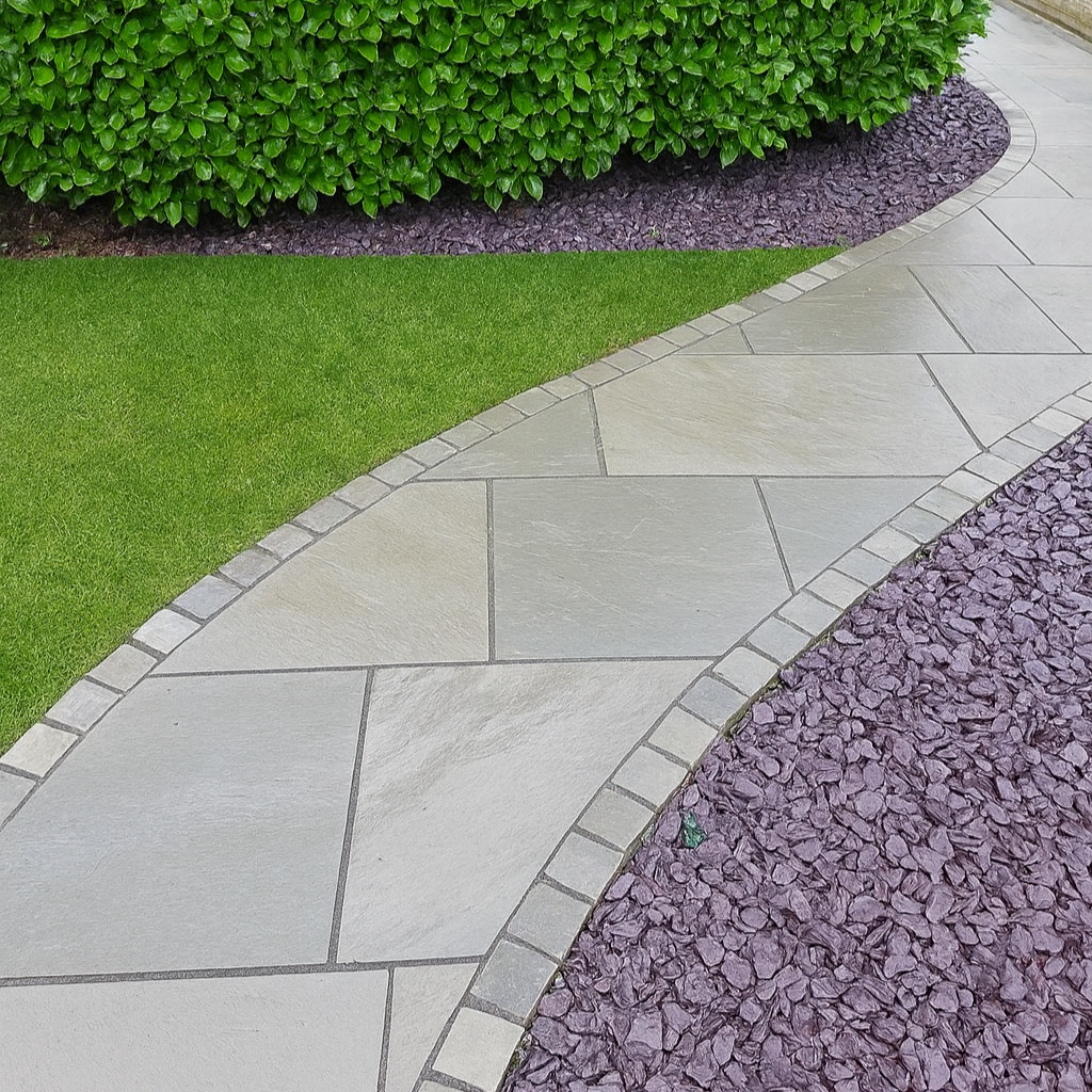 Kandla Grey Sandstone Paving