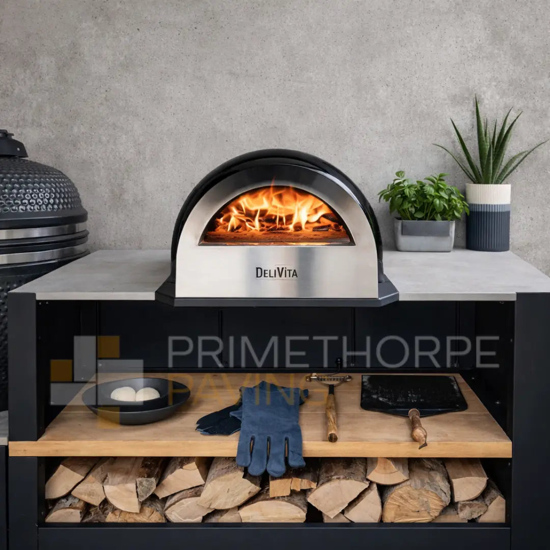 Porcelain - Grey Outdoor Kitchen Worktop - Ready Made - 1800x800mm