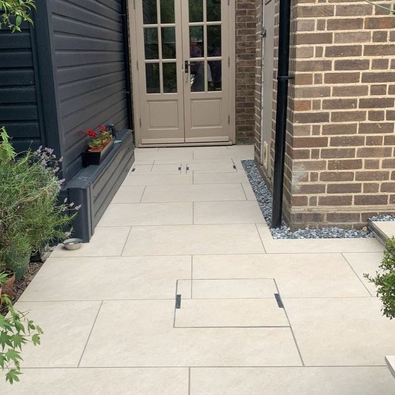 Quartz White Porcelain Paving