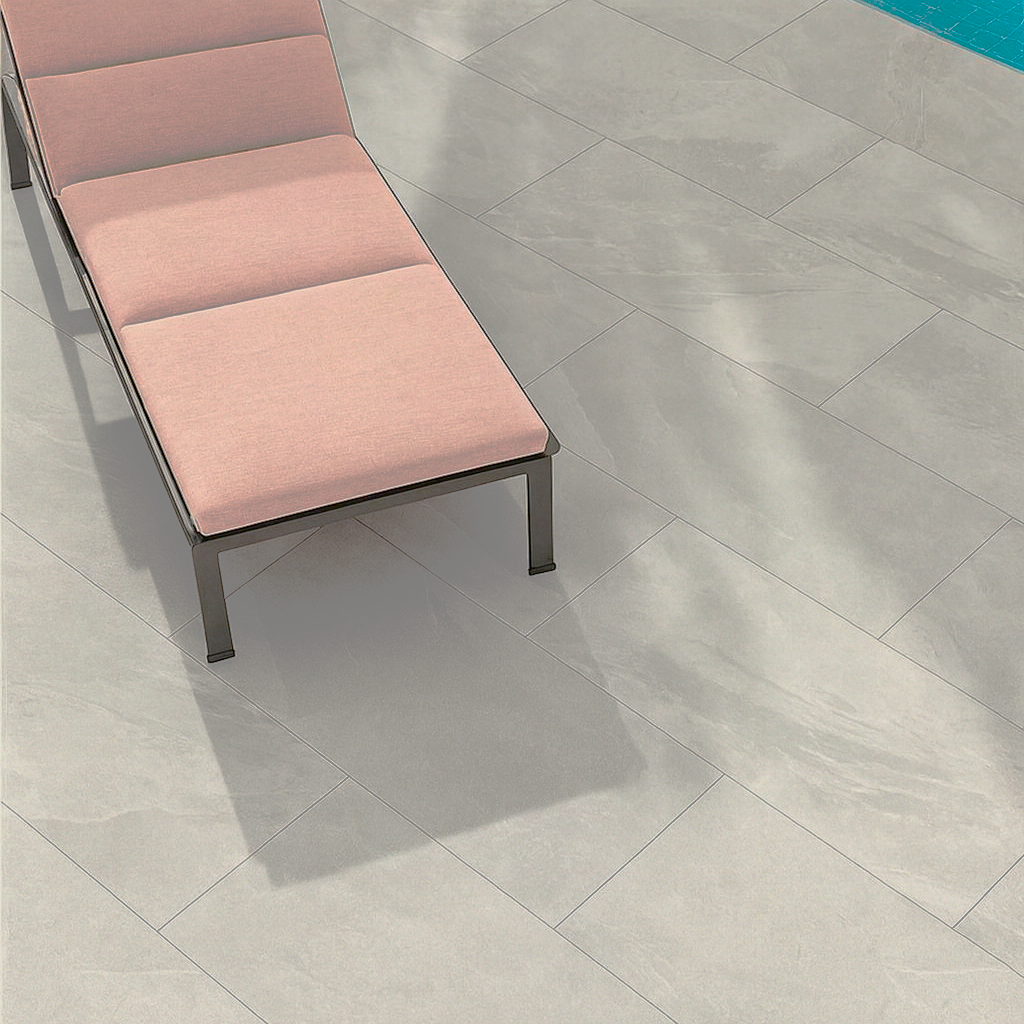 Frame Light Grey Porcelain Paving