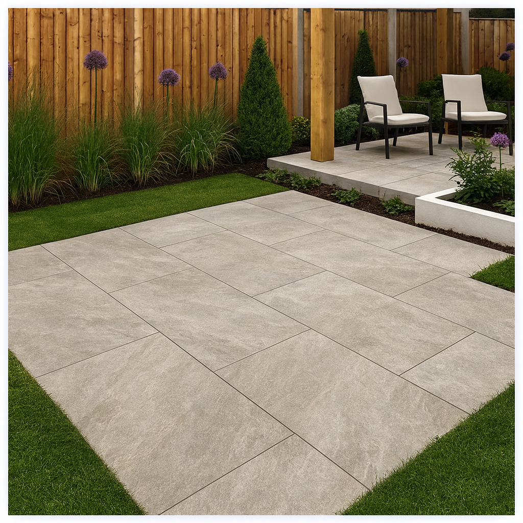 Vesuvio Grey Porcelain Paving