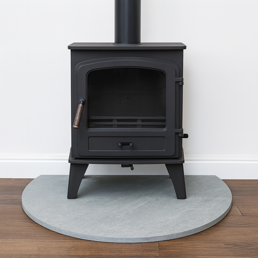 Riven Grey Sandstone Hearth – Bespoke Cut to Size & All Shapes