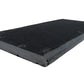 Black limestone coping stone with a 60cm x 30cm size and bullnosed edge.