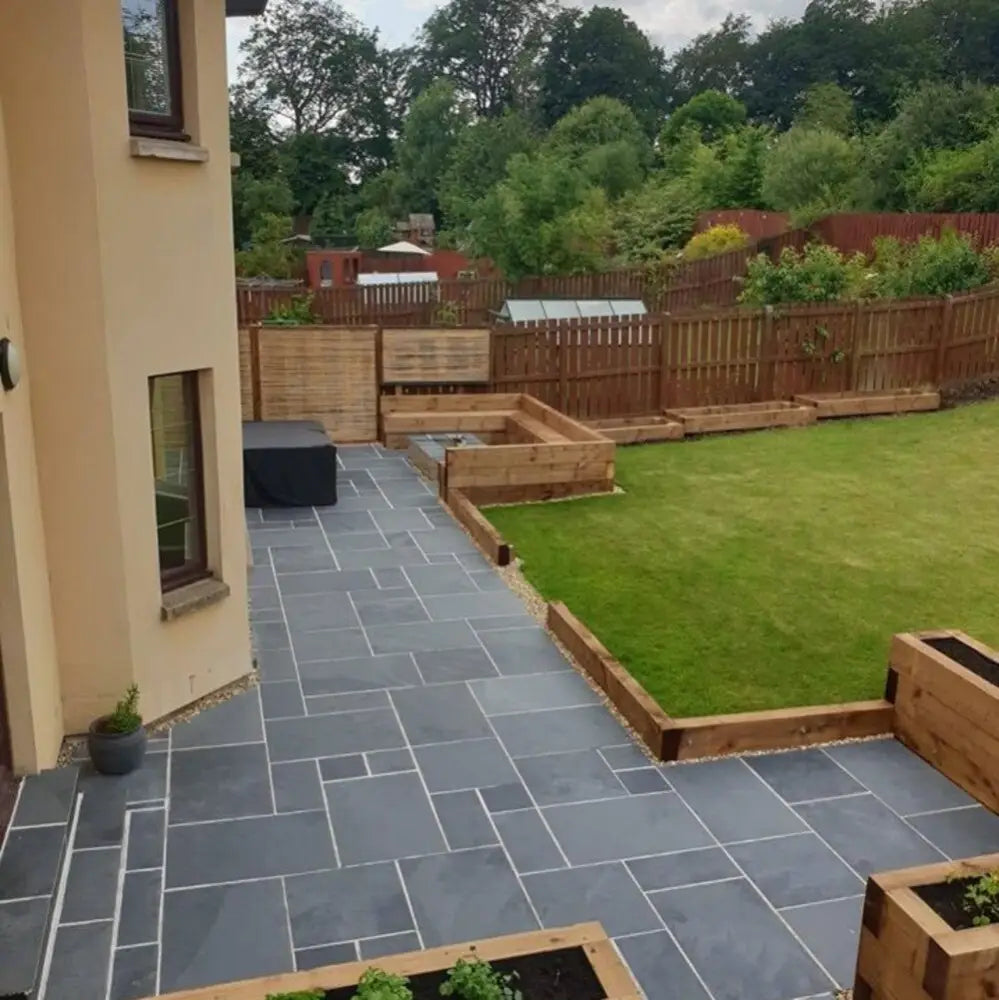 Brazilian Slate Paving Slabs | 2 Colours Natural Stone