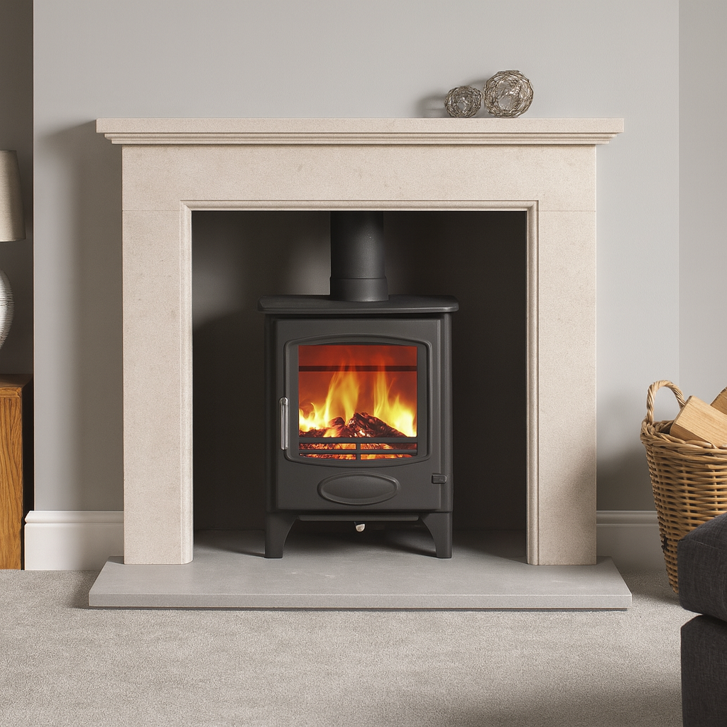 Honed Grey Sandstone Hearth – Bespoke Cut to Size & All Shapes