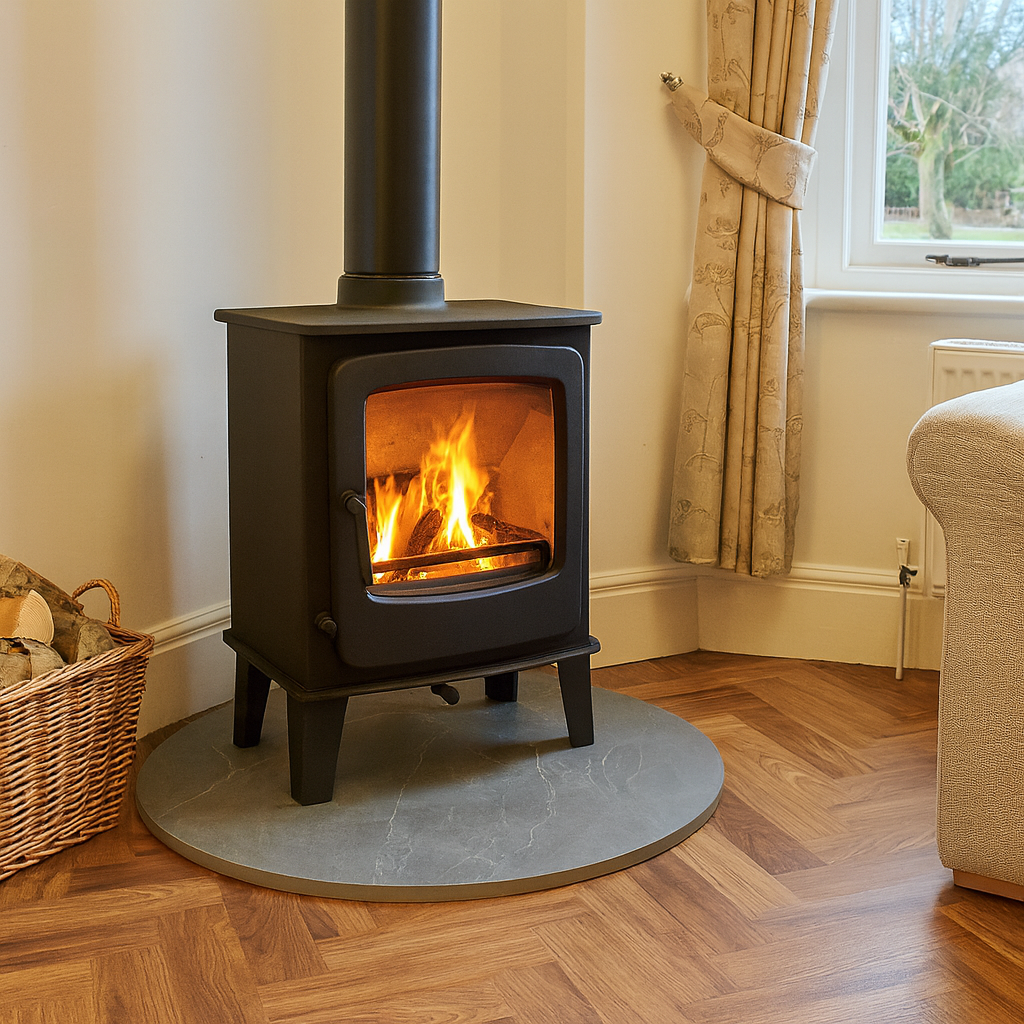 Riven Grey Slate Hearth – Bespoke Cut to Size & All Shapes