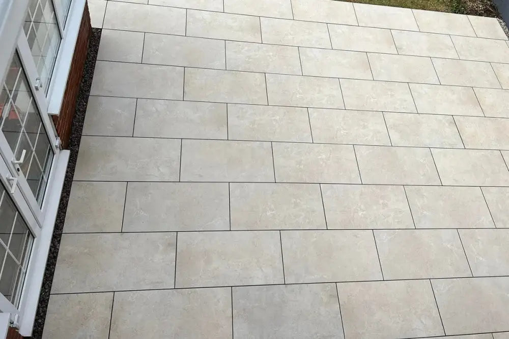 Ionica Beige Outdoor Porcelain Paving Slabs Bundles - Website 90Cm X 60Cm