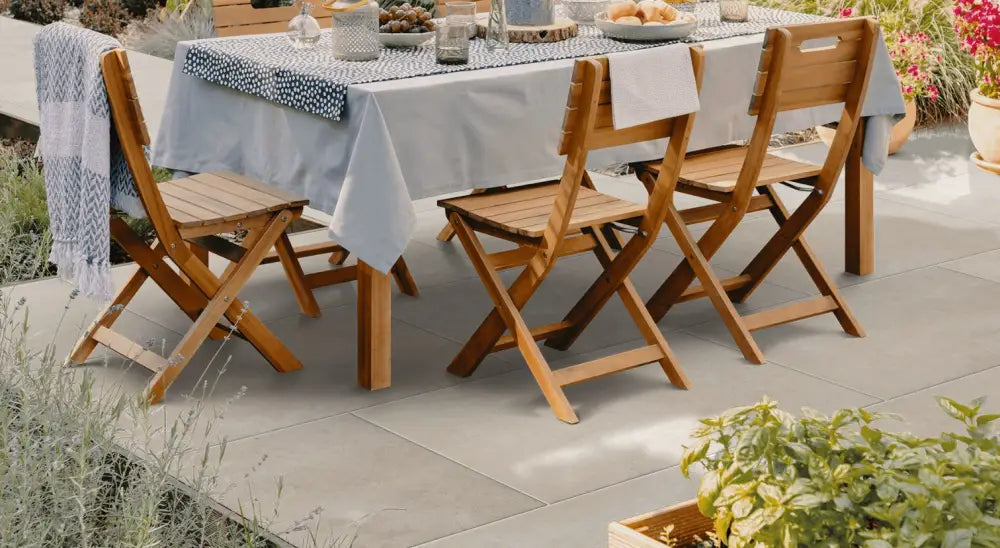 Ionica Beige Outdoor Porcelain Paving Slabs Bundles - Website 90Cm X 60Cm