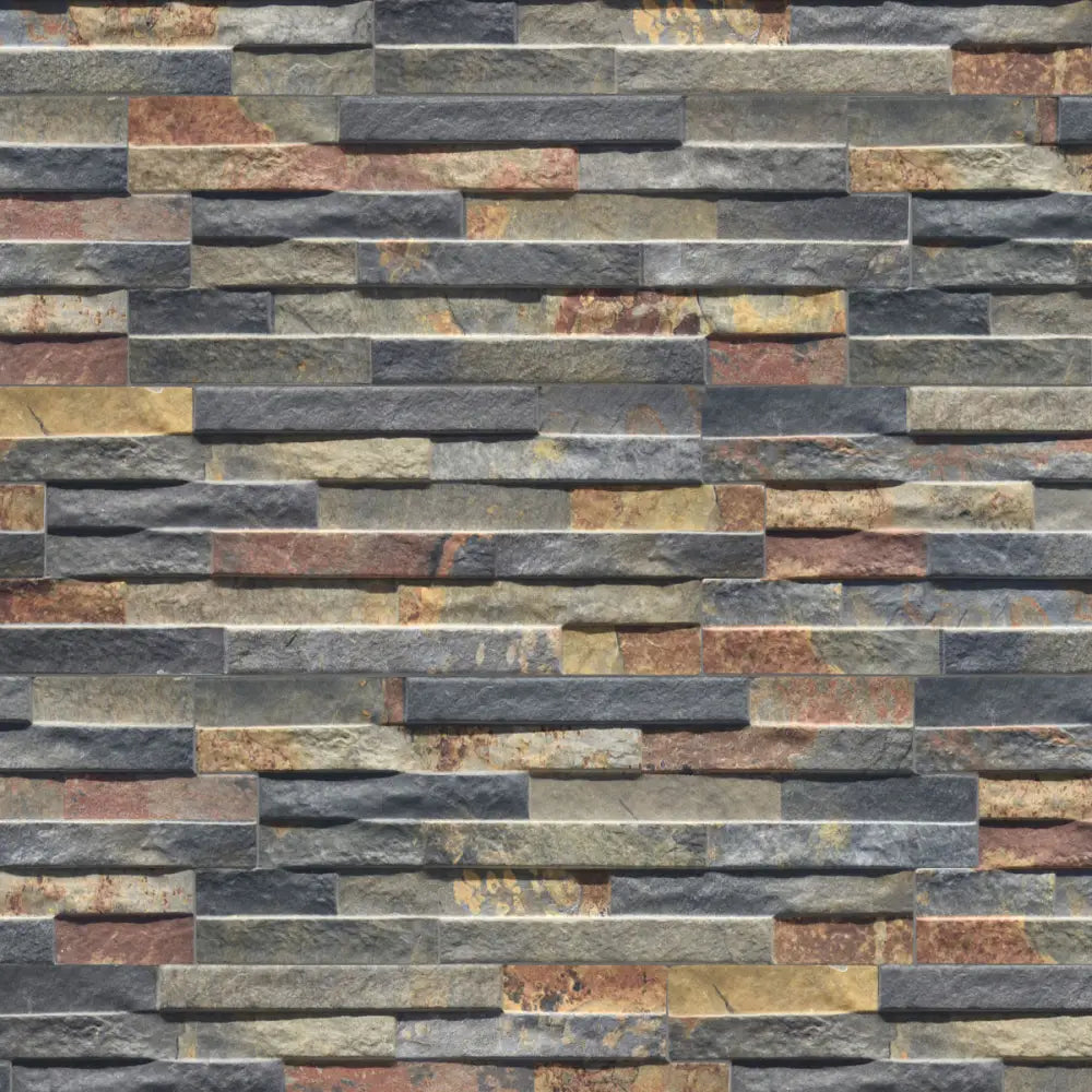 Porcelain Wall Cladding - Rustic Copper (Box Of 12) Bundles Website Walling Stone