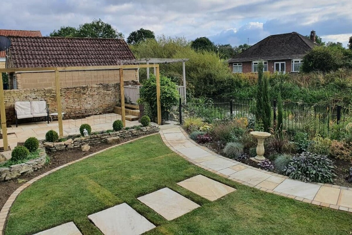 How To Lay Paving Slabs On Grass