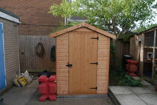 How To Build A Shed Base With Paving Slabs