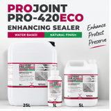 ProJoint PRO-420 ECO Colour Enhancing Natural Stone Sealer – Water Based – 1L, 5L & 25L