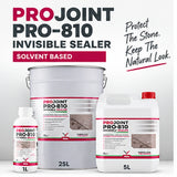 ProJoint PRO-810 Invisible Natural Stone & Paving Sealer – Solvent Based – 1L, 5L & 25L