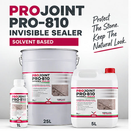 ProJoint PRO-810 Invisible Natural Stone & Paving Sealer – Solvent Based – 1L, 5L & 25L