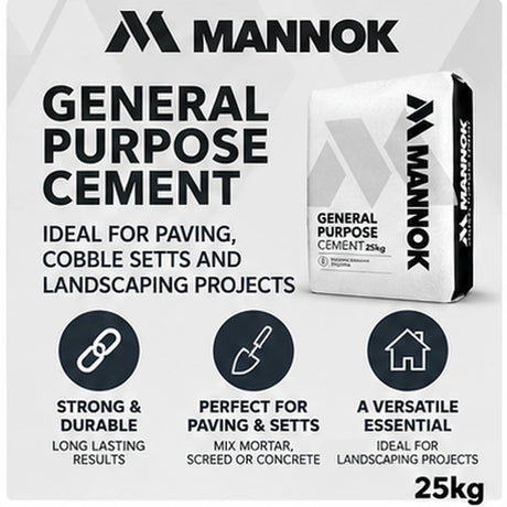 Mannok General Purpose Cement – 25kg