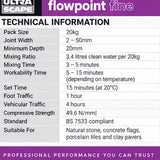 UltraScape Flowpoint Fine Rapid Set Paving Grout – 17kg