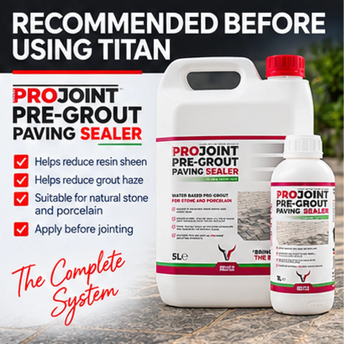 Nexus ProJoint Titan High Strength Paving Jointing Compound – 22.50kg