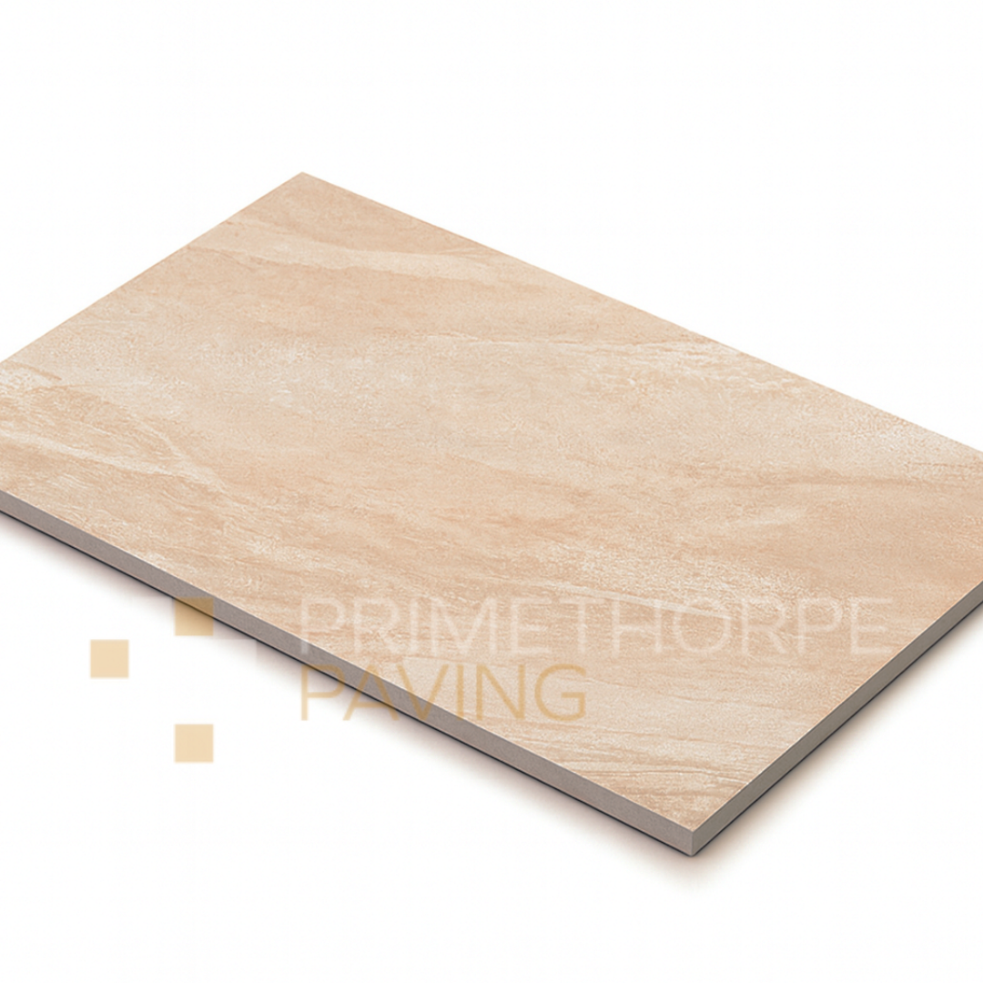 Cathedral Beige - Porcelain Bullnosed Steps