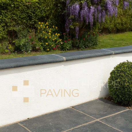 Kota Black Limestone - Bullnose Coping Stones