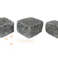 Silver Grey Granite Cobble Setts - 100x100mm